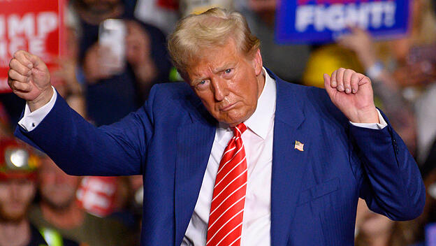 Donald Trump bei einer Wahlkampfveranstaltung