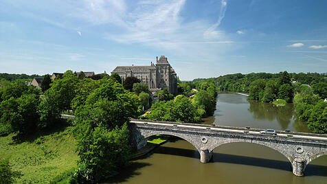 Abtei von Solesmes in der Region Pays de la Loire