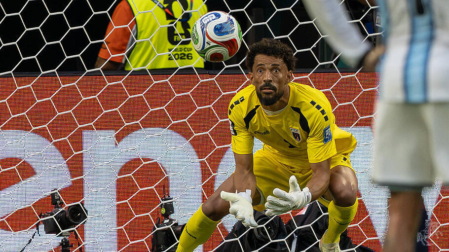 Der kapverdische Torwart Vozinha im Spiel gegen Argentinien