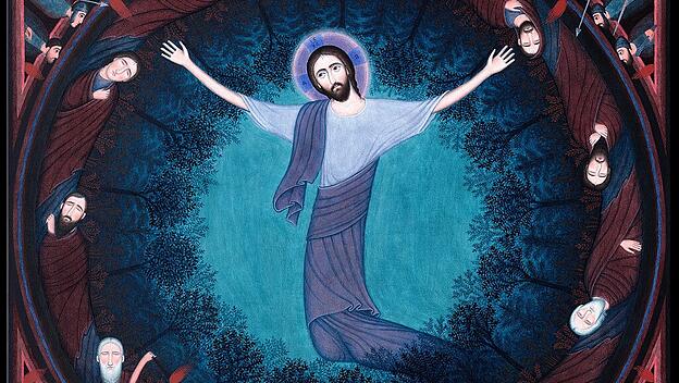 Gethsemane-Bild des serbisch-orthodoxen Künstlers Nikola Saric