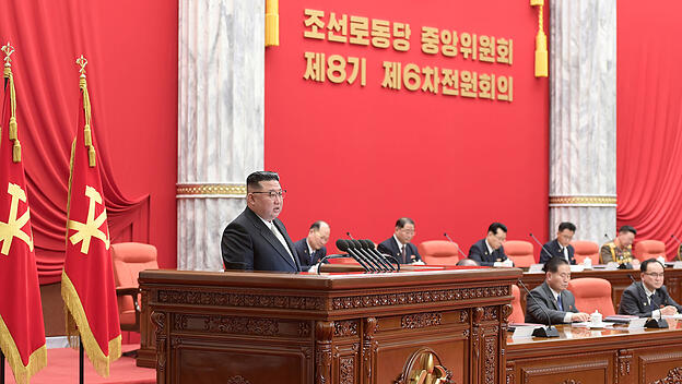 Nordkorea - Plenarsitzung der Arbeiterpartei