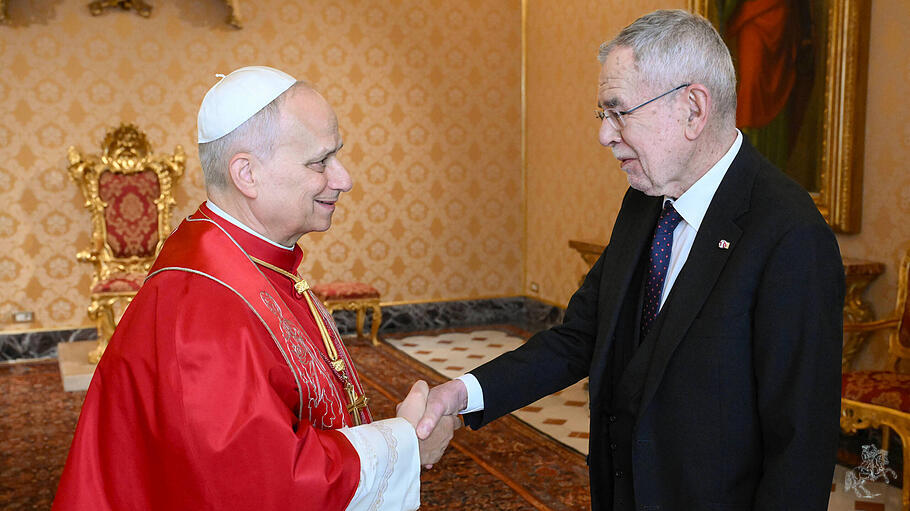 Alexander Van der Bellen bei Papst Leo
