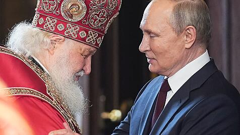 Patriarch Kyrill und Wladimir Putin