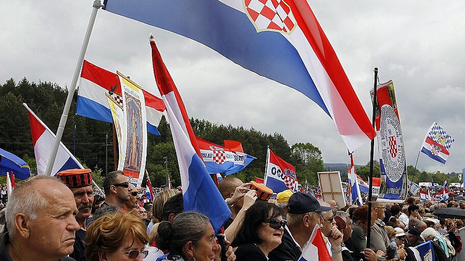 Zehntausende Kroaten gedachten im Mai 2015 des 70. Jahrestags der Massaker.