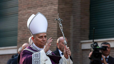 Papst Leo am Aschermittwoch