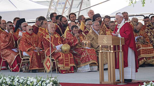 Papst Franziskus in Presov