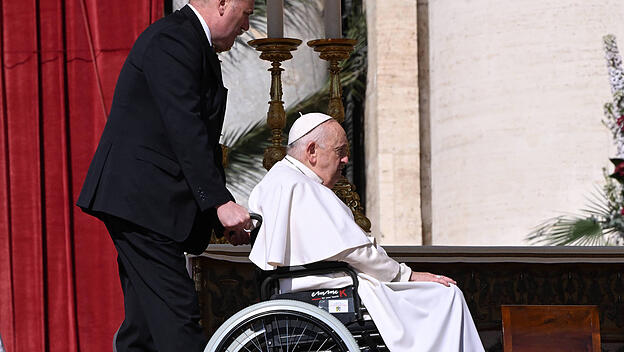 Papst Franziskus im April 2023