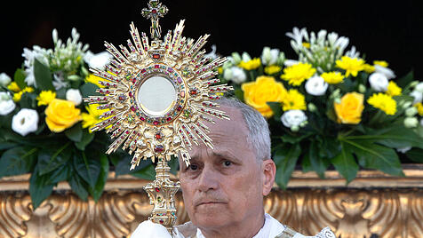 Pope Leo XIV celebrates Corpus Christi day in Rome, Italy - 22 Jun 2025
