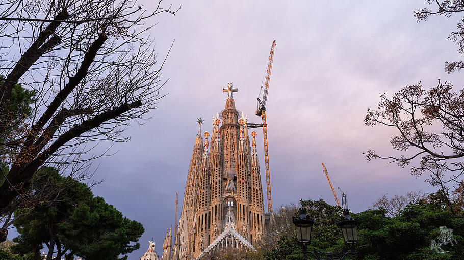 Die Sagrada Família in Barcelona