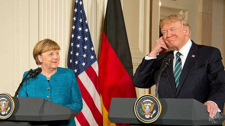 Angela Merkel und Donald Trump