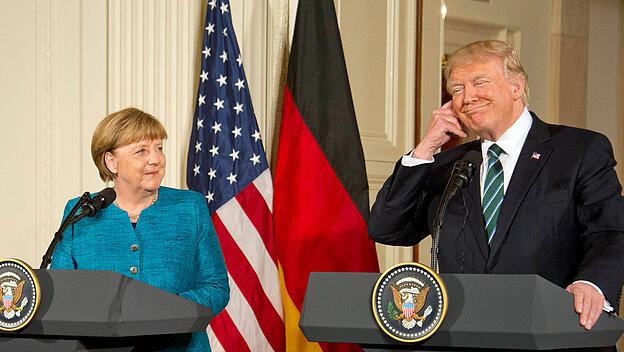 Angela Merkel und Donald Trump