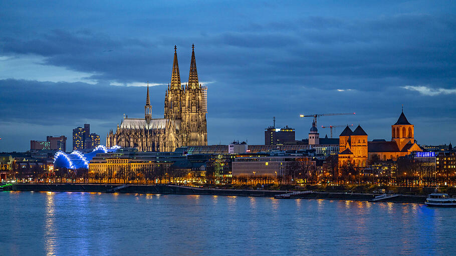 Skyline von Köln mit dem Dom