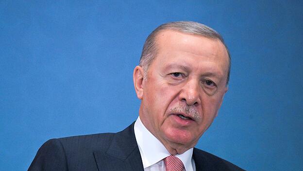 Der Türkische Präsident Recep Tayyip Erdogan