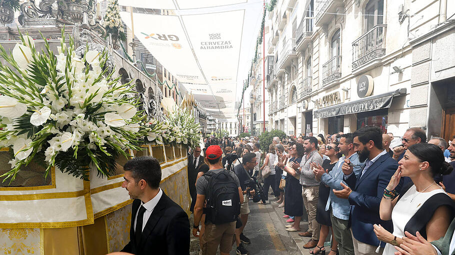 Corpus Chisti procession in Granada,