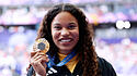 Die Goldmedaillen-Gewinnerin Yemisi Ogunleye