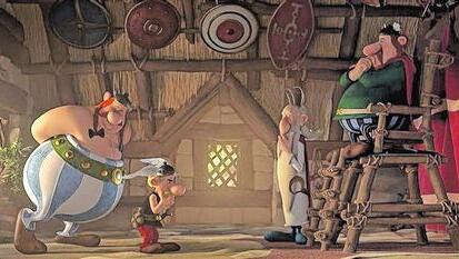 Filmszene aus  „Asterix im Land der Götter“