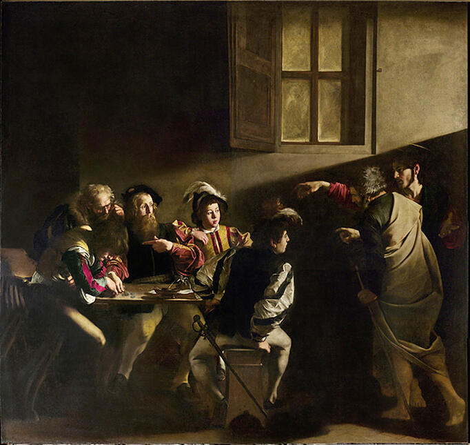 Caravaggio, Berufung des Hl. Matthäus