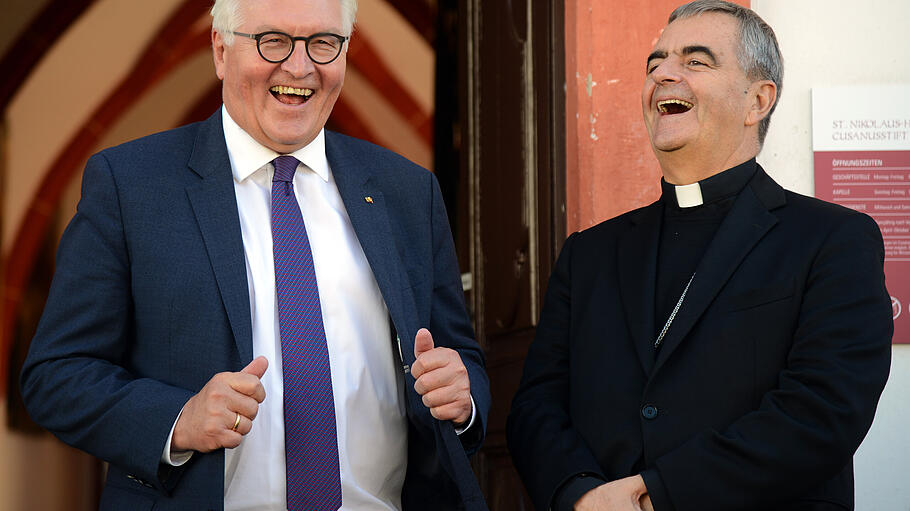 Nuntius Nikola Eterovic und Bundespräsident Frank-Walter Steinmeier