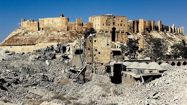 Eingang zur Zitadelle von Aleppo