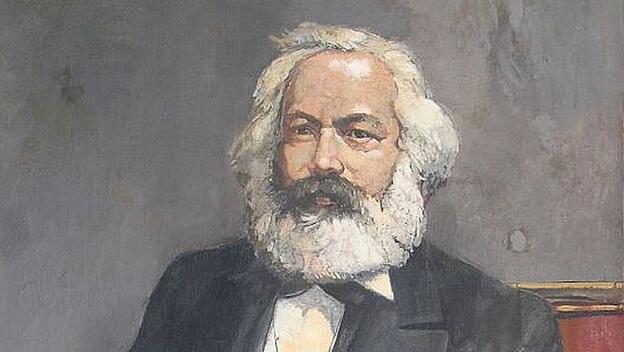 Der DDR-Maler Willi Sitte sah in Karl Marx den gemütlichen Vordenker des sozialistischen Staates.