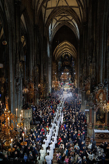 Stephansdom Einzug