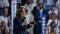 Kamala Harris beim  Parteitag der Demokraten