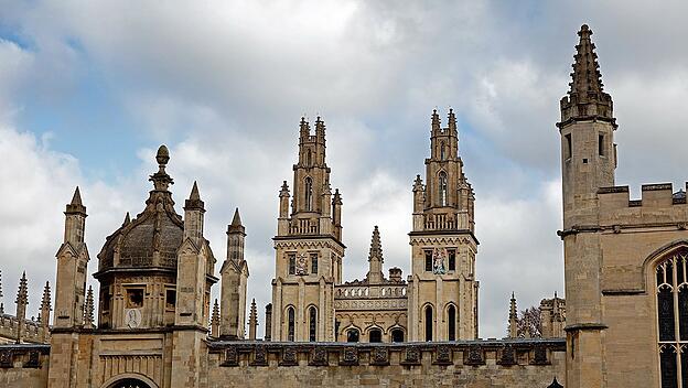 Radcliffe Camera and All Souls College, Oxford, UK