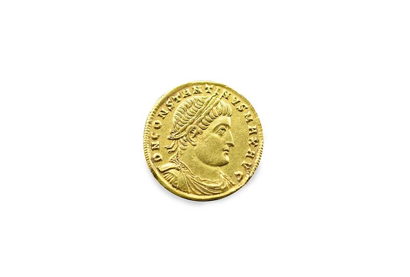 Goldmünze von Kaiser Konstantin