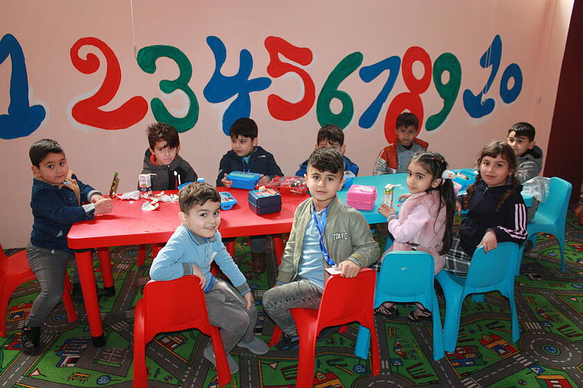 Der chaldäische Kindergarten im Stadtteil Al-Nassra in Zarkho