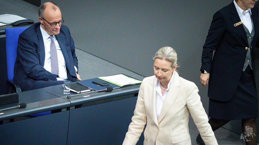 Friedrich Merz (CDU) und Alice Weidel (AfD)