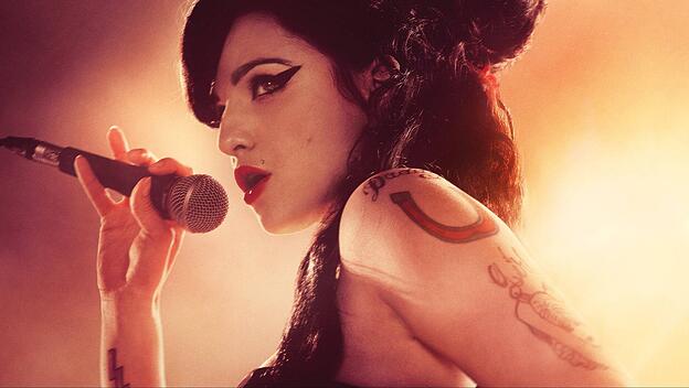 Marisa Abela im neuen Amy-Winehouse-Biopic.