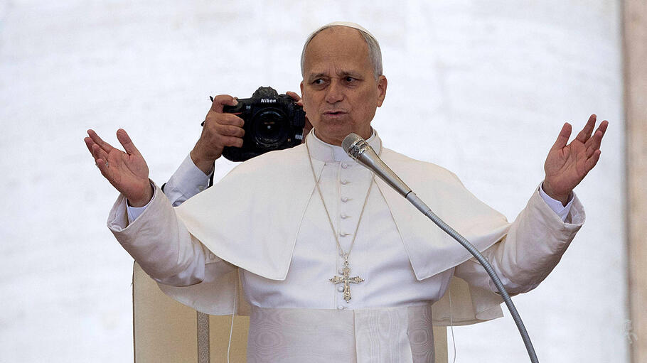 Papst Leo XIV. am 22. Oktober