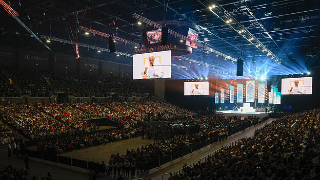 Papst Franziskus trifft Jugendliche in Budapest