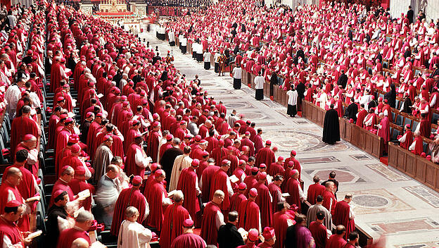 Undatierte Aufnahme von einer Vollversammlung des Zweiten Vatikanums.