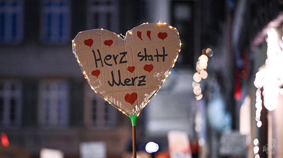 Demonstration gegen die CDU