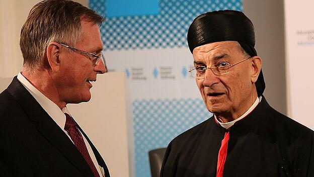 Kardinal Béchara Rai im Gespräch mit Johannes Singhammer