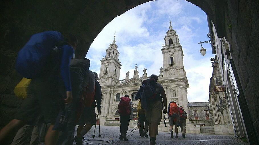 Santiago de Compostela ist das Ziel des Camino de Santiago
