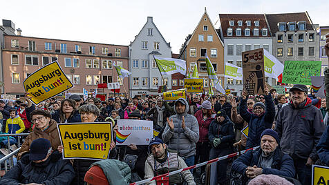 Demo Augsburg gegen Rechts