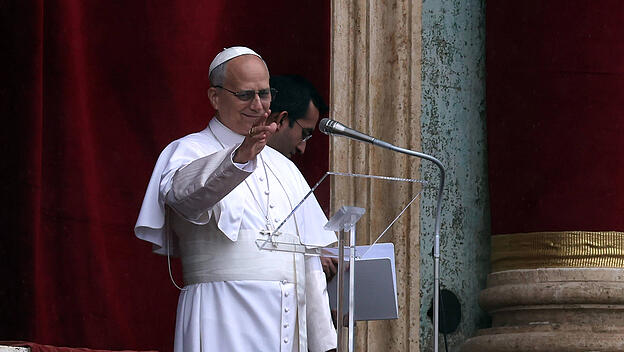 Papst Leo bei seiner Ansprache zum Angelus am Dreik&ouml;nigstag