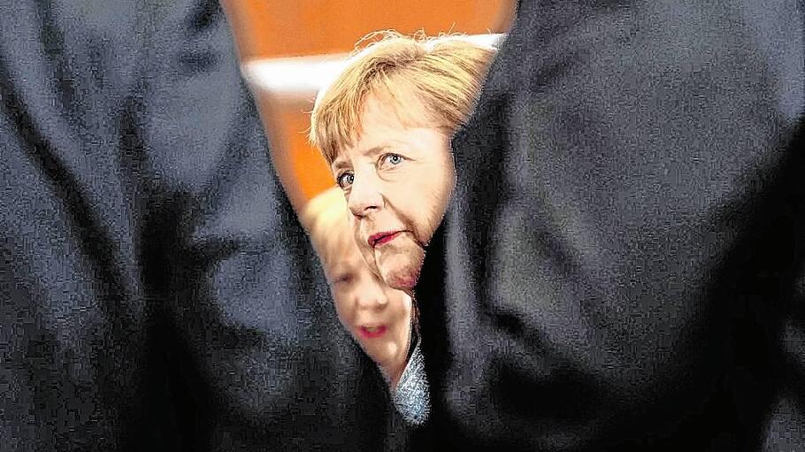 Bundeskanzlerin Angela Merkel  beim Treffen mit Regierungschefs der Länder