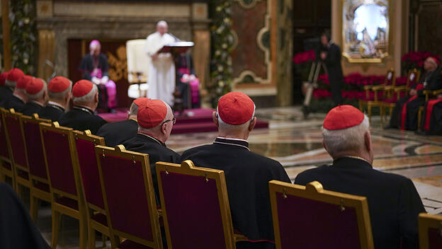 Weihnachtsaudienz f&uuml;r die R&ouml;mische Kurie