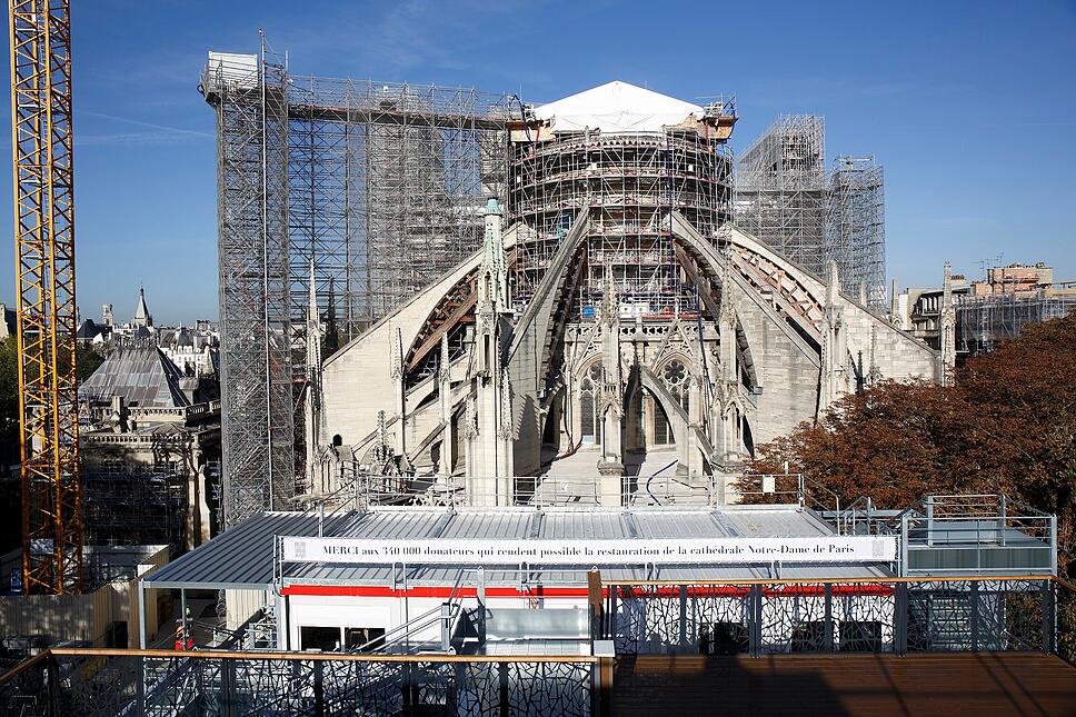 Wiederaufbau der Pariser Kathedrale Notre-Dame
