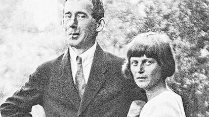 Hugo Ball mit seiner Frau Emmy Hennings 1918 in Zürich.