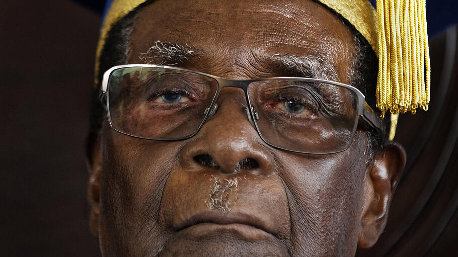 Robert Mugabe, damaliger Präsident von Simbabwe, im November 2017.