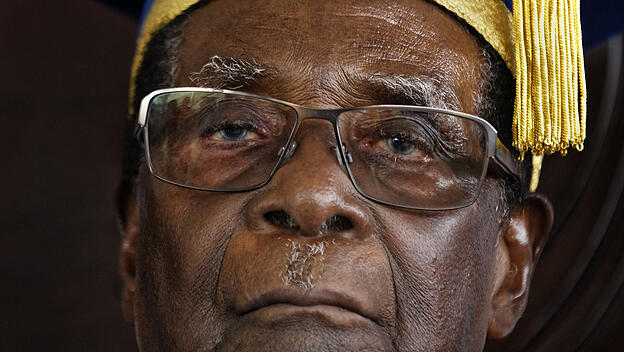 Robert Mugabe, damaliger Präsident von Simbabwe, im November 2017.