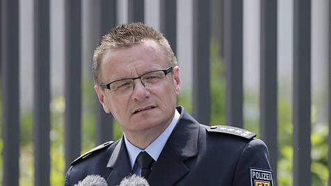 Sven H&uuml;ber vor zehn Jahren als Vorsitzender des Bundespolizeihauptpersonalrates