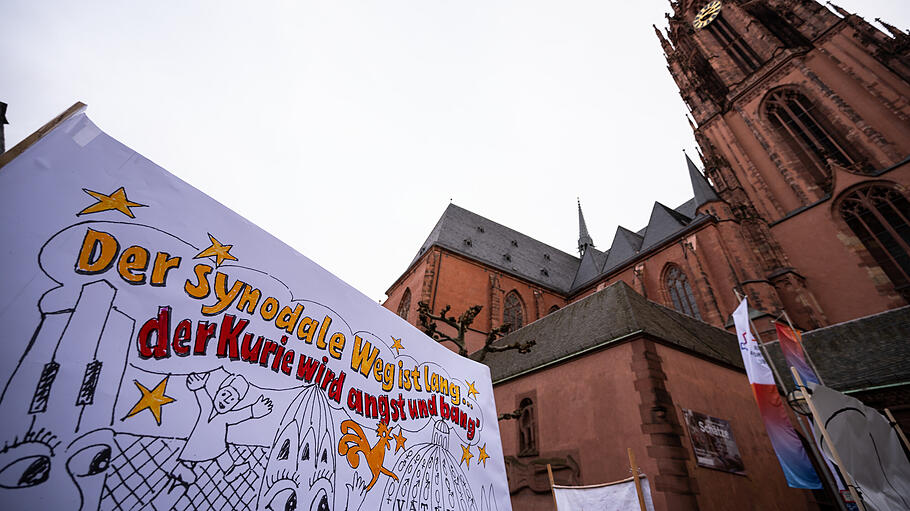 Protest im Umfeld des «Synodalen Weges»