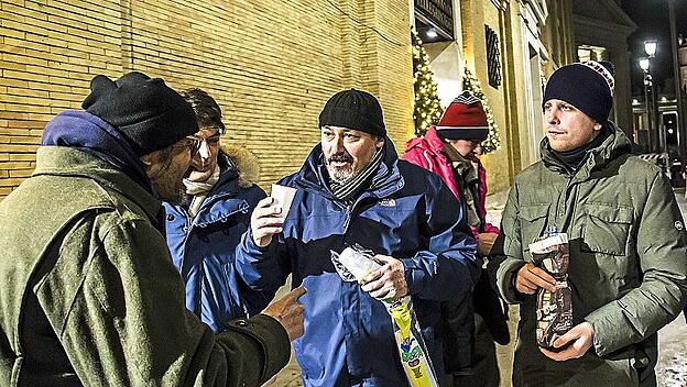 Obdachlosenhilfe im Vatikan