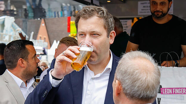 Lars Klingbeil auf der Cranger Kirmes