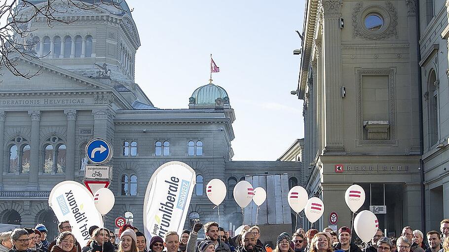 Demo für Ehe für Alle in der Schweiz